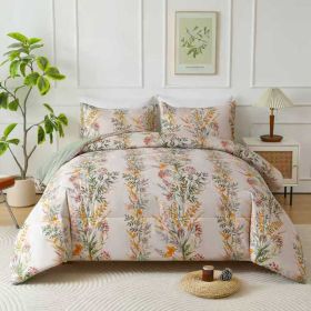 Flowers LuoXian Comforter Set (Option: QUEEN)